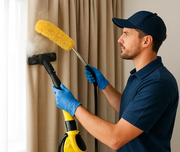 Trusted blind cleaning technician Matty Curtain Cleaning st-peters-nsw QLD